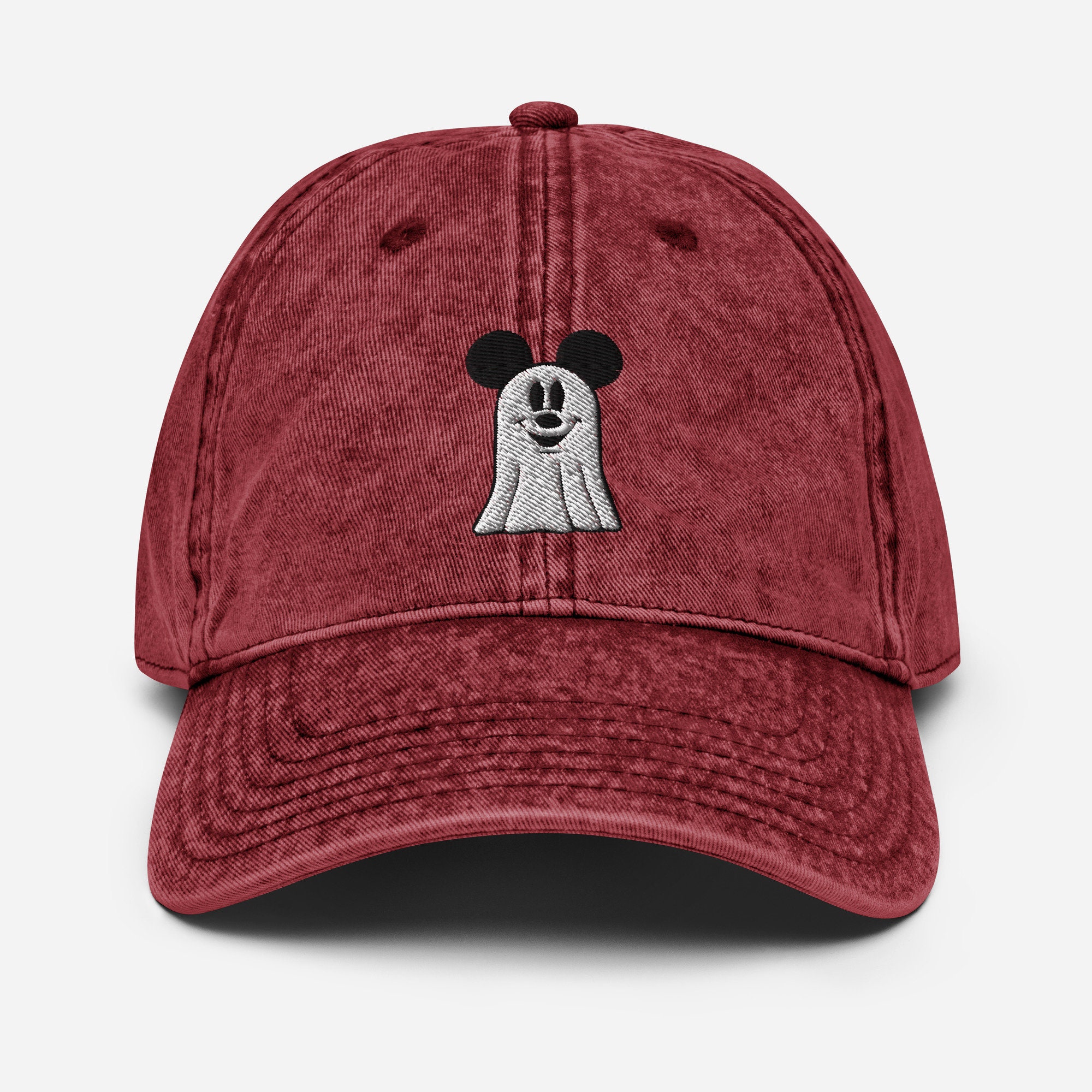 Halloween Ghost Mickey Vintage Baseball Cap - Etsy
