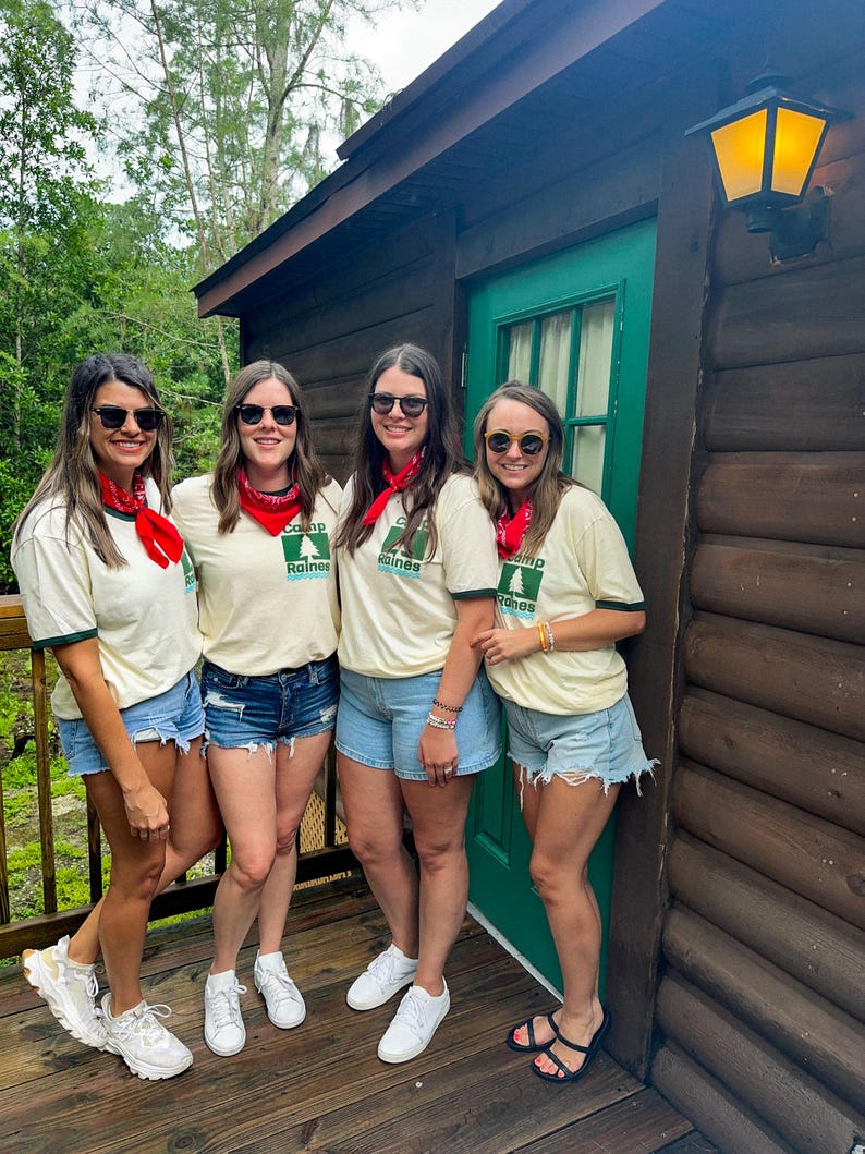 Custom Camp Party Tee: Parent Trap Inspired, for Matching Group Shirts, Bachelorette, Lake Weekends, or Birthday Parties immagine 8