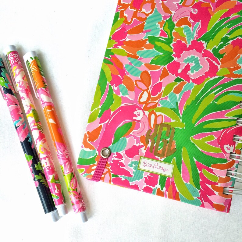 Lilly Pulitzer Agenda Monogram Vinyl Decals