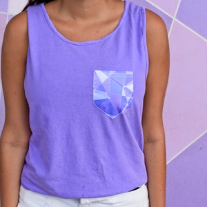 Disney Galactic Purple Wall Tank Top Violet