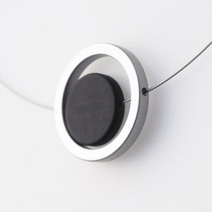 change necklace with Polaris pearls in 10 colors silber grey blue red purple rose green turquoise