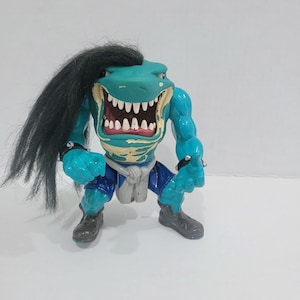 Vintage 1995 Street Sharks ROX Action Figure Toy 90s Nostalgic Collectible
