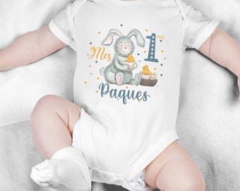 Body Bébé personnalisé Pâques prénom ! cadeau pour pâques