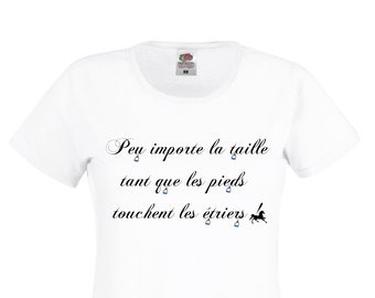 T shirt cheval - t shirt personnalisé - équitation