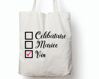 Sac shopping personnalisé anti saint-valentin, idée cadeau humoristique pour les célibataires !