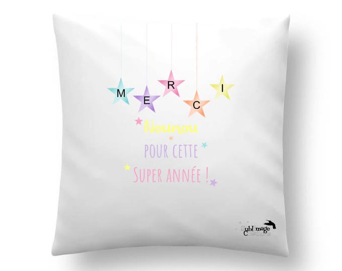 Cadeau Nounou Sublimagecreations Tote Bag Merci pour Cette ann/ée Enfant ma/îtresse AVS. Atsem