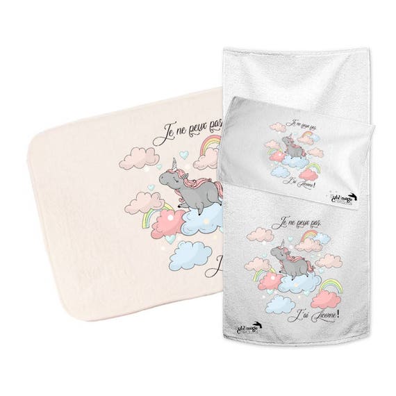 Bath Mat Carpet For Bathroom Unicorn Fantastique French Etsy