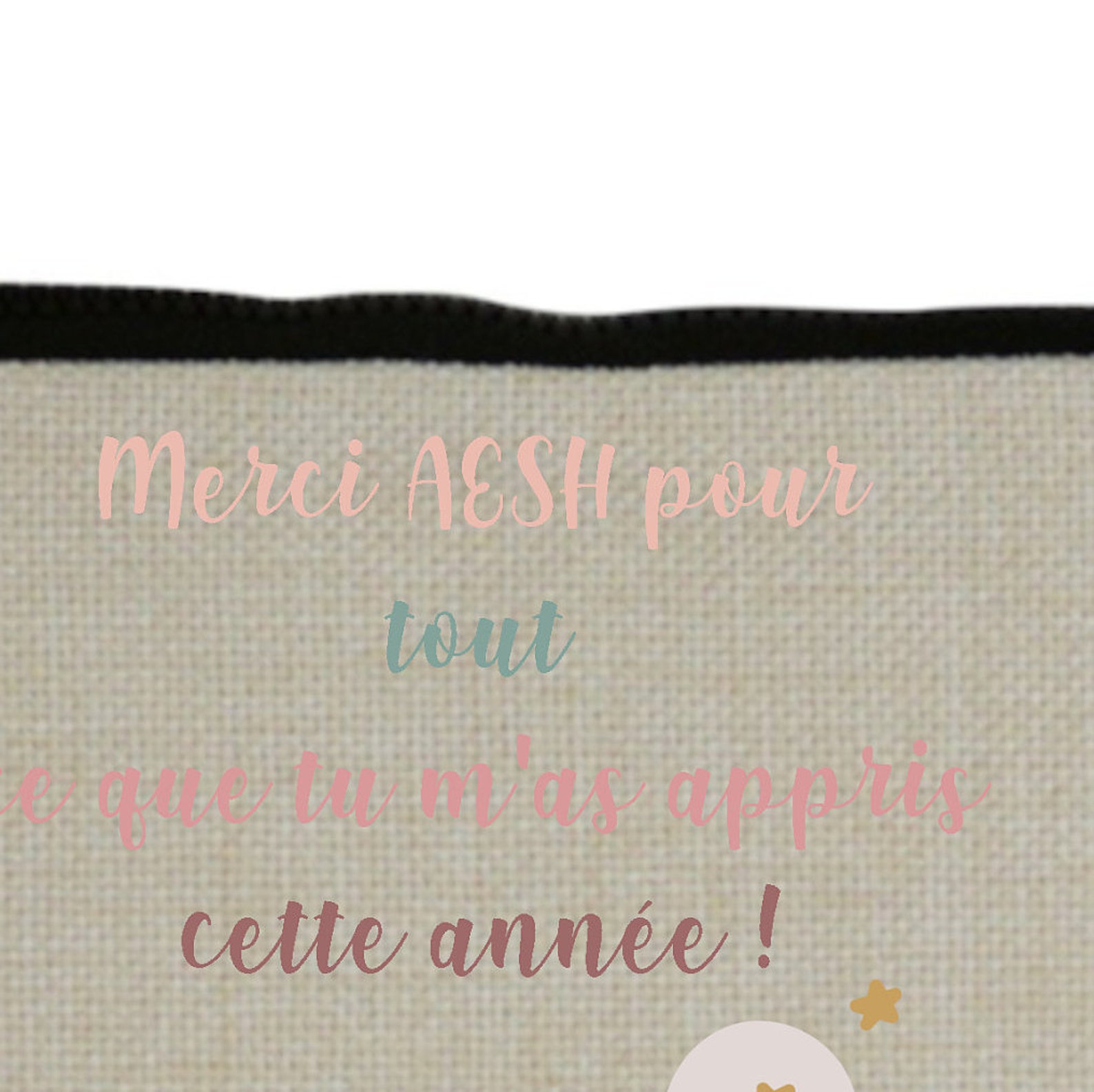 Pochette merci maîtresse pour tout ce que tu m