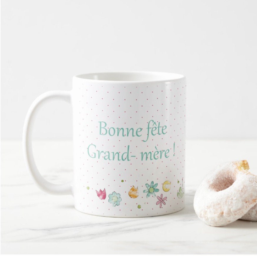 Mug Personnalisé Bonne Fête Grand-Mère Tasse Personnalisable Spécial Des Grand-Mères