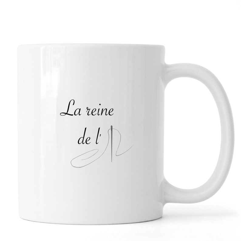 Mug personnalisé, Mug accro à la couture, Mug original et personnalisable, cadeau , tasse classique ou magique, image 4