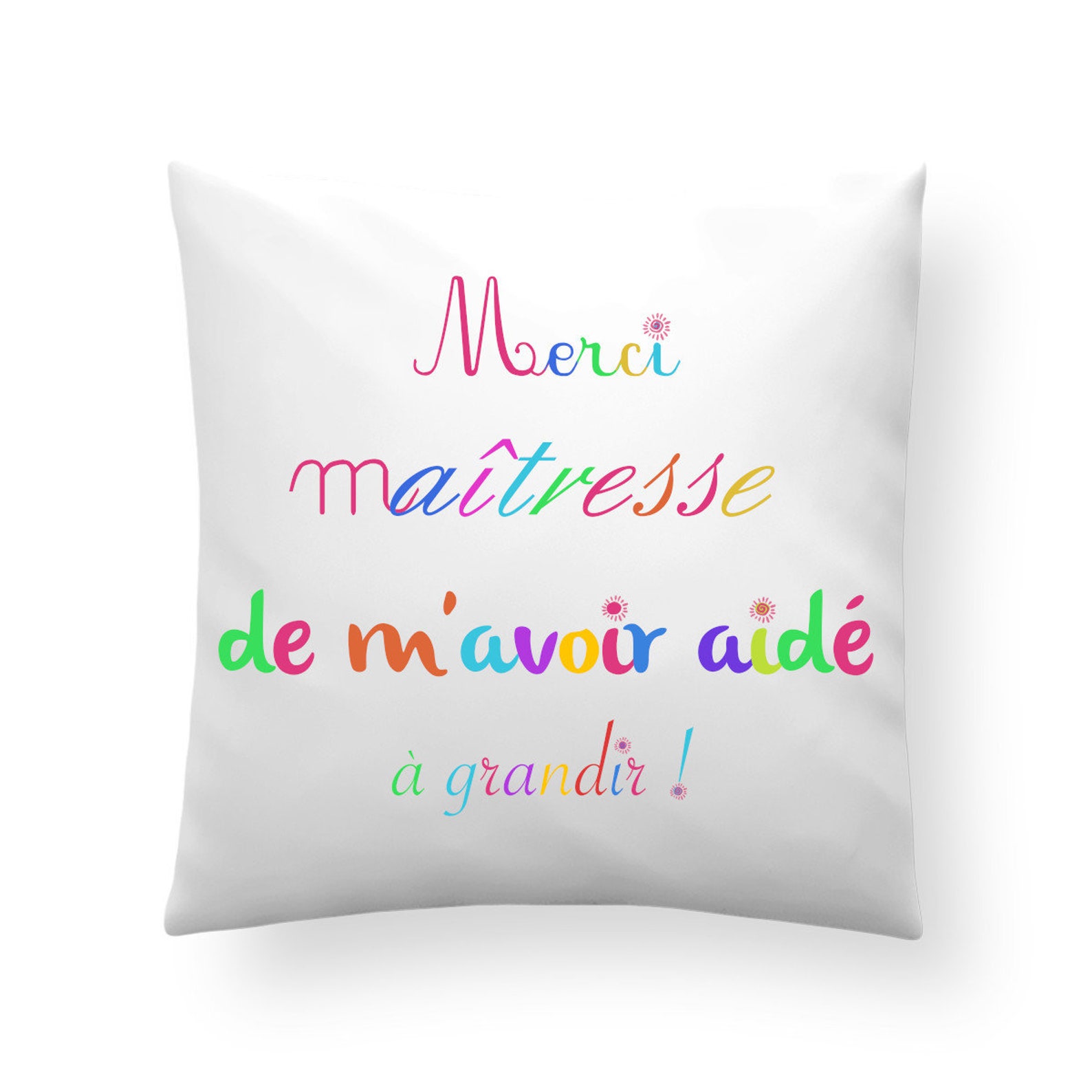 Merci De M Avoir Choisi Comme Témoin Coussin personnalisable Merci de m'avoir aidé à grandir | Etsy
