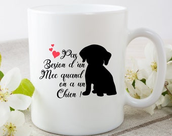 Personalized cat or dog love mug, Valentine's Day gift!