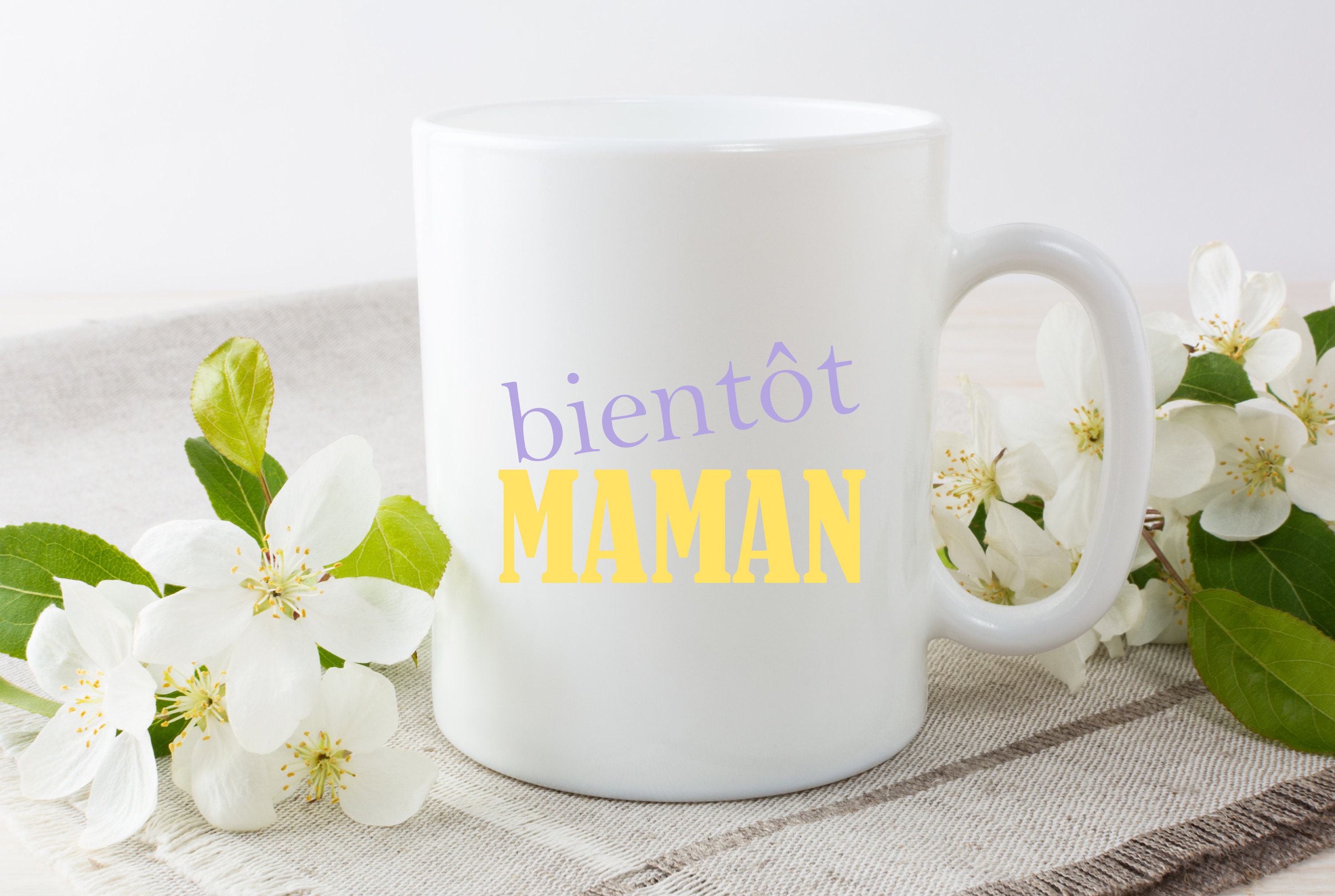 Mug Oersonnalisé Pour Les Futurs Maman, Bientôt Maman Mug Original, Idée Cadeau, Fête Des Mères, Ann