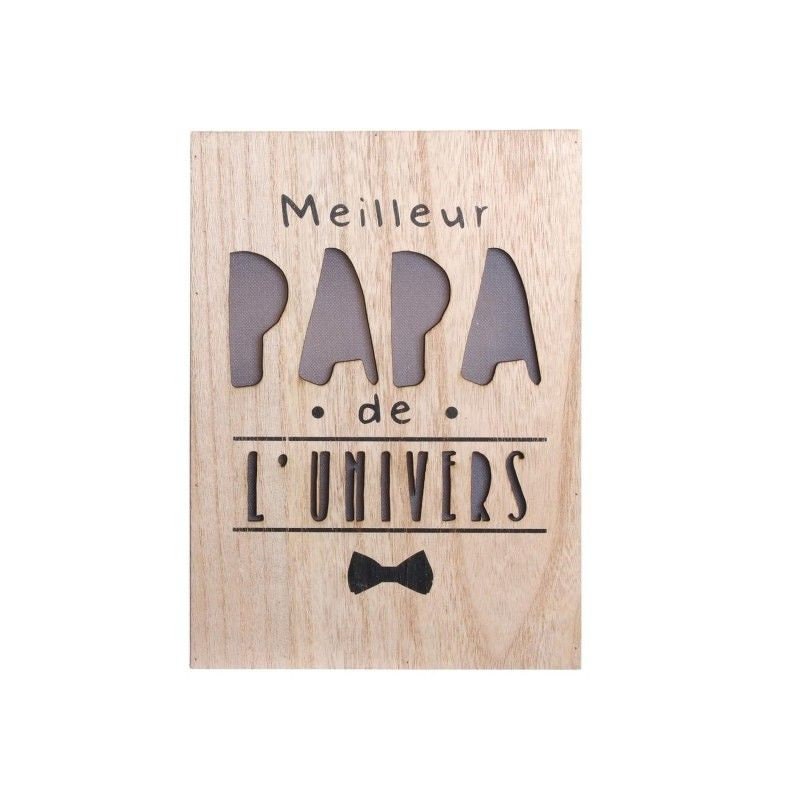 Cadre Led Papa, Idée Cadeau Fête Des Pères Décoration Murale Personnalisable