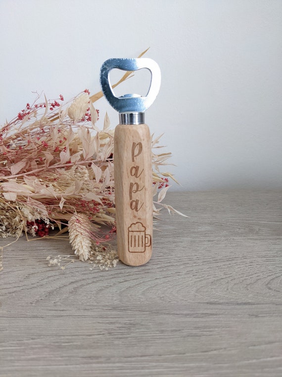 Grandad Worlds Best Daddy Uncle Gift Wooden Bottle Opener Perfect Gift For Dad 