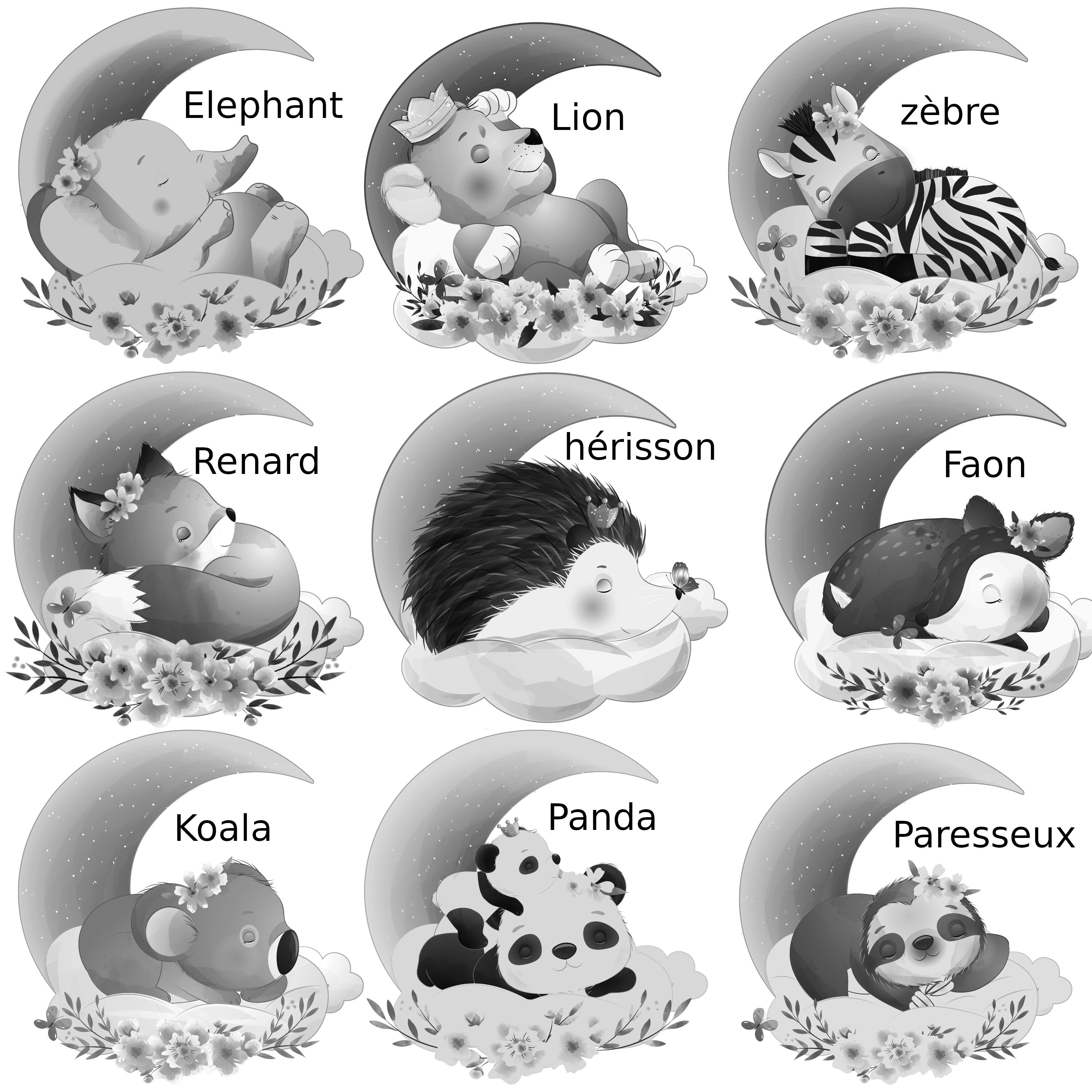 Pancarte Naissance Animaux Faire Part En Bois Naissance Idee Cadeau Naissance Personnalise