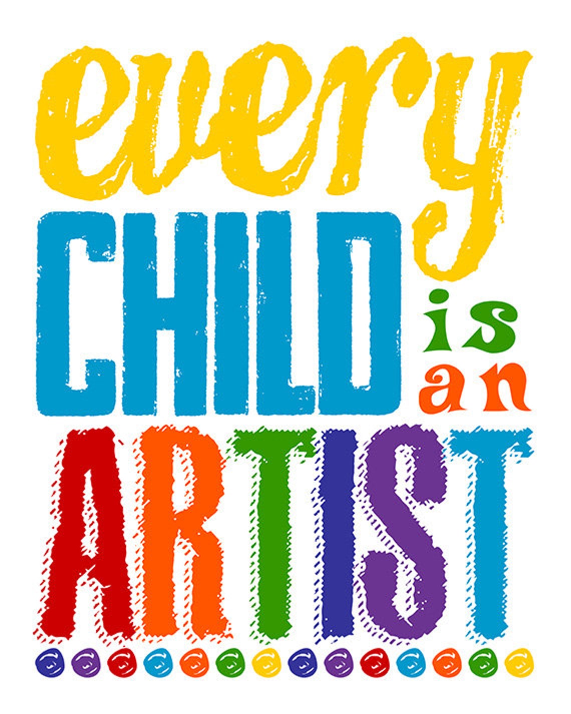 Every Child is an Artist Sign. Kids Artwork Display. Art Etsy Canada