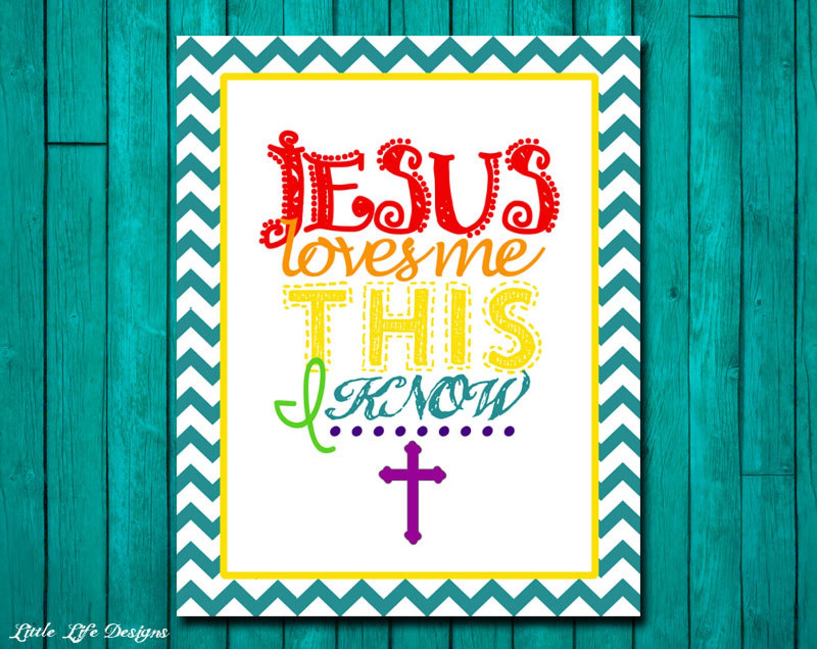 Jesus Loves Me Wall Art. Childrens Decor. Jesus Loves Me This Etsy