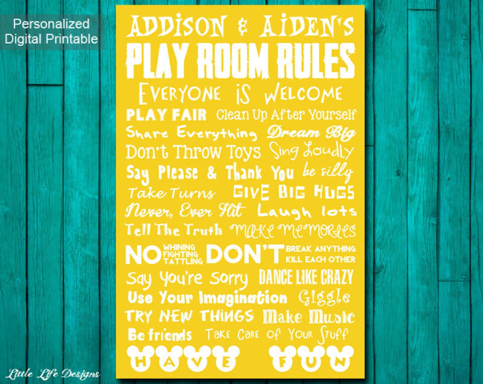 playroom-rules-sign-playroom-decor-playroom-wall-art-etsy