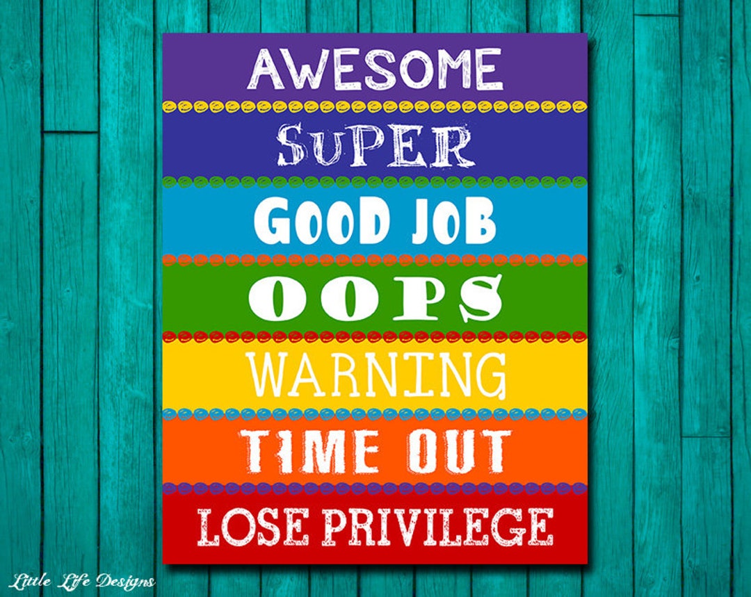 Behavior Chart For Kids Behavior Charts For Children Kids Behavior