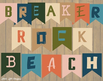 Breaker Rock Beach VBS Banner. Vacation Bible School Banner. VBS 2024 Decor. Break Rock Beach Banner. Children's Church Vbs Idea. VBS Decor