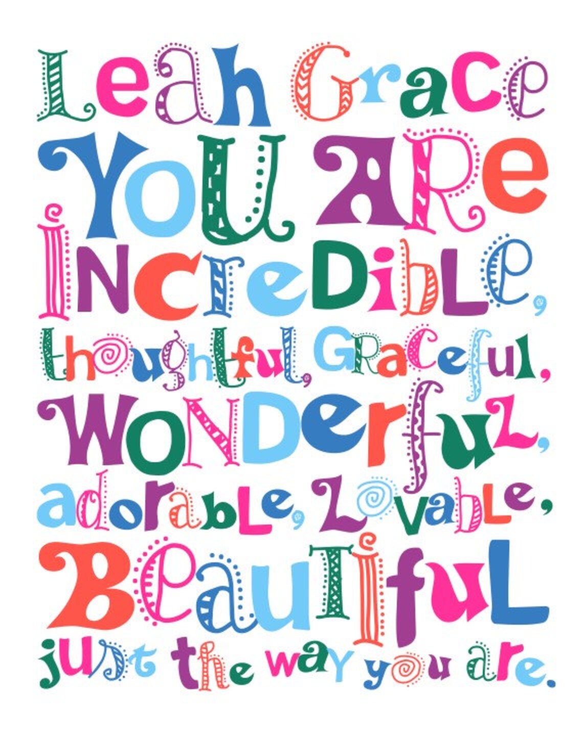 Personalized Girls Wall Art. Girls Nursery Decor. Baby Shower Etsy