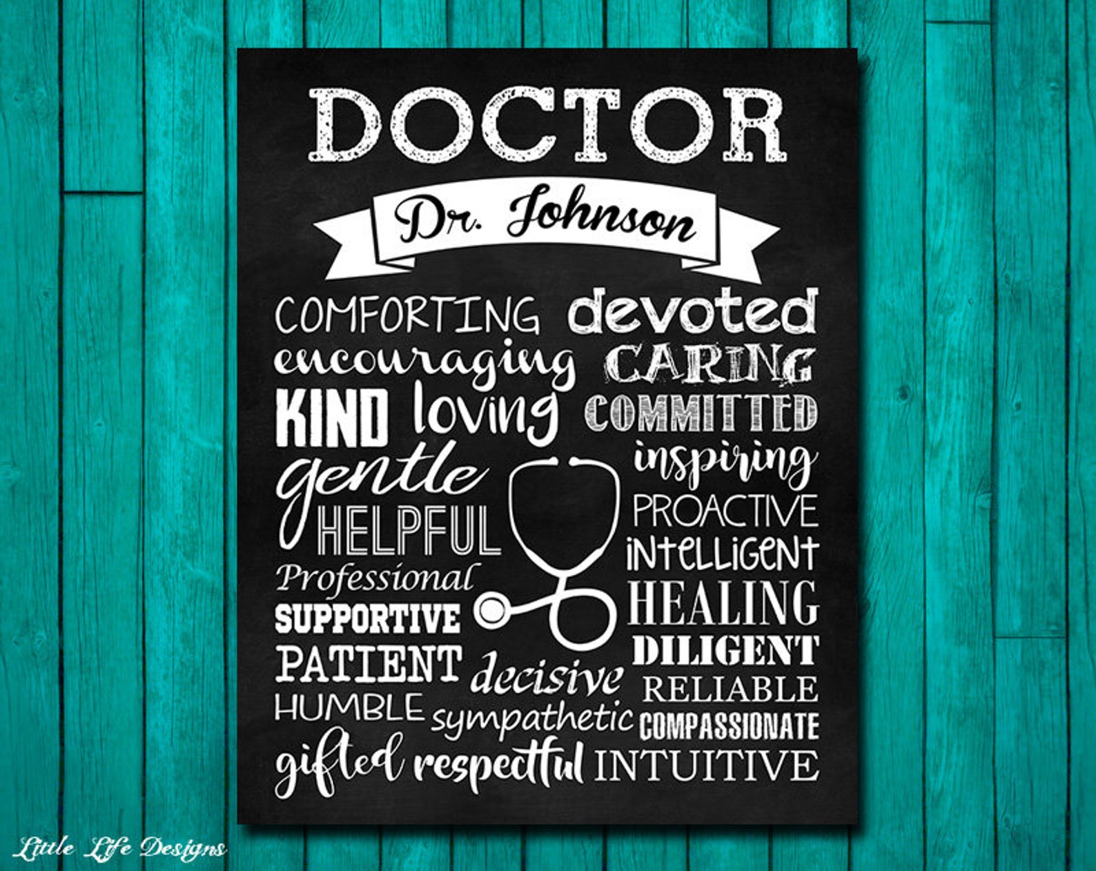 Doctor Gift. Doctor Appreciation. Gift for Doctor. Gift for Etsy