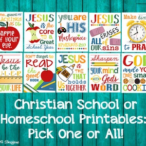 Christian School Wall Art. Homeschool Wall Art. School Wall Decor. Classroom Wall Art. Christian Classroom Wall Decor. Sunday School Room