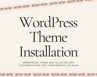 Installation et personnalisation du thème WordPress