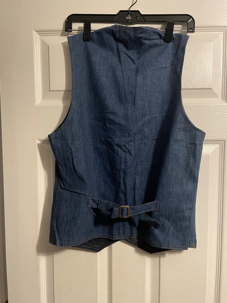 Lennon Vintage Inspired Denim Vest