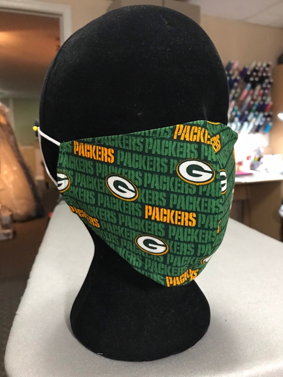 Green Bay Packers Face Mask Etsy