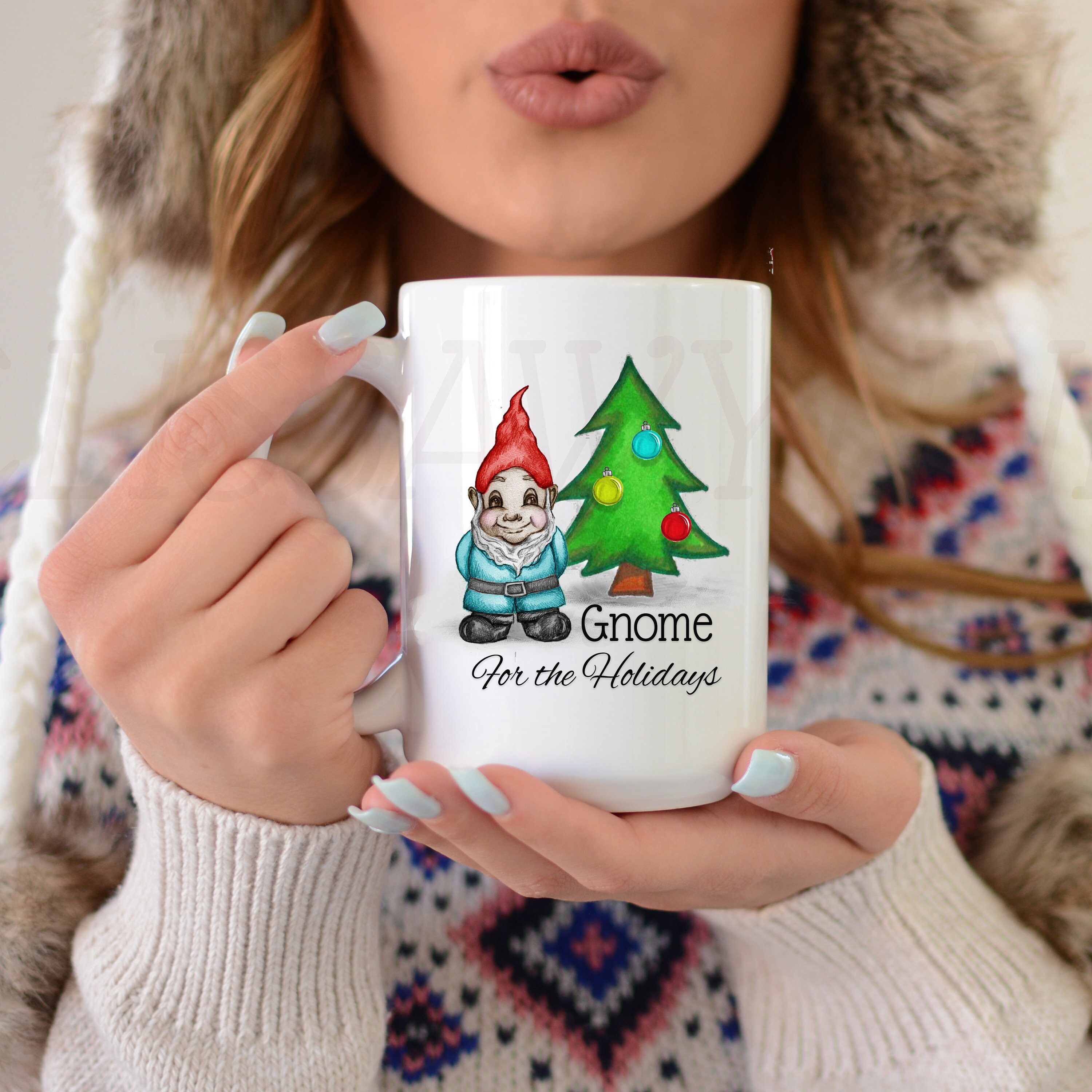 Garden Gnome Mug Gnome for the Holidays Dishwasher and Etsy