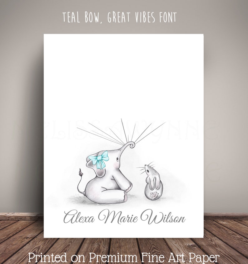 Elephant Guest Book Elephant Baby Shower or Birthday Etsy