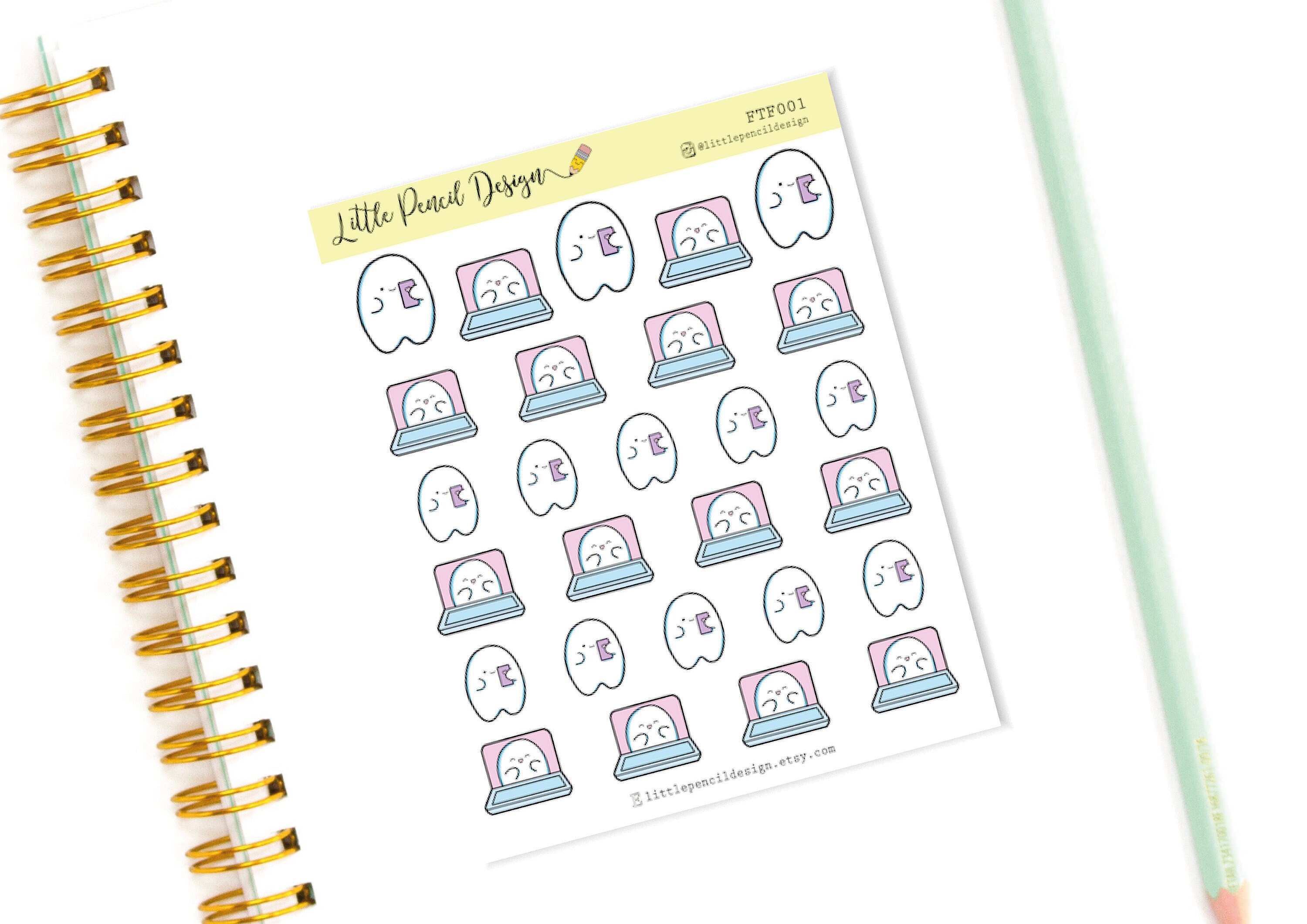 Character Planner Stickers Facetime Planner Stickers Cute Etsy