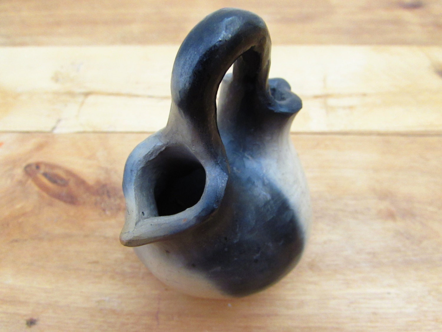 Vintage Lottie Welch Cherokee Pottery Wedding Vase Cherokee Etsy