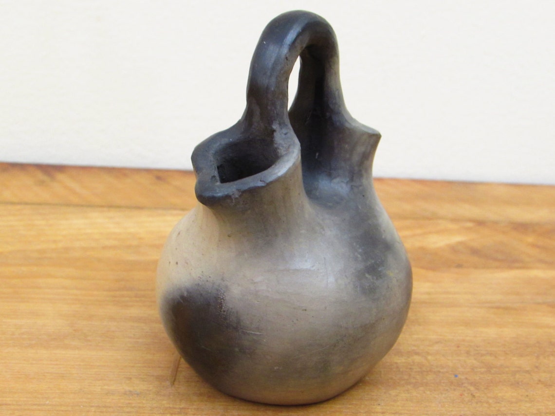 Vintage Lottie Welch Cherokee Pottery Wedding Vase Cherokee Etsy