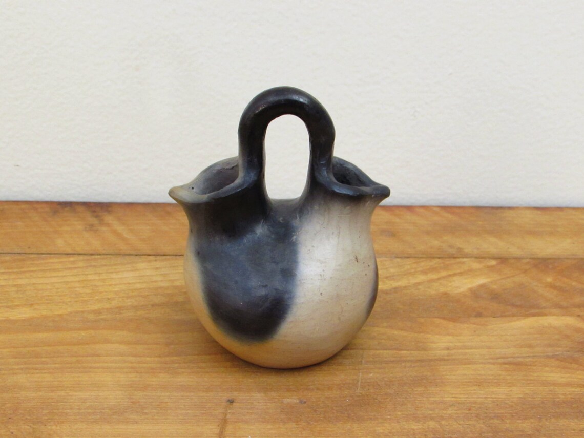 Vintage Lottie Welch Cherokee Pottery Wedding Vase Cherokee Etsy