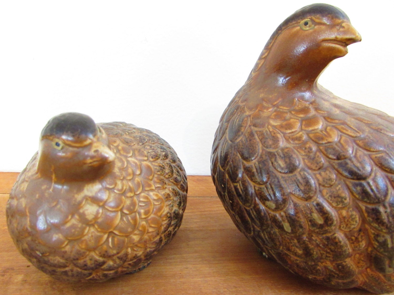 Vintage Quail Figurines Bird Decor Quail Art Ceramic Bird Etsy