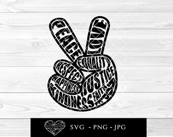 Download Peace Love Justice Etsy
