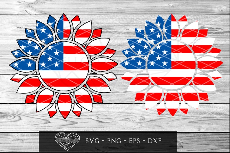 Download USA American Flag July 4th Independence Day in Sunflower ...
