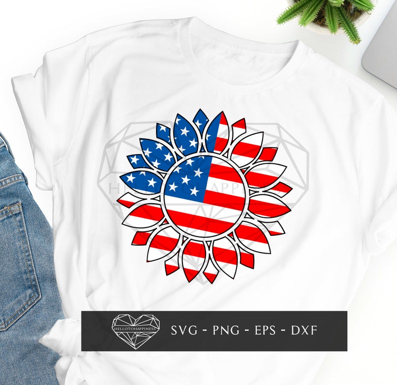 Free Free 90 Silhouette American Flag Sunflower Svg SVG PNG EPS DXF File