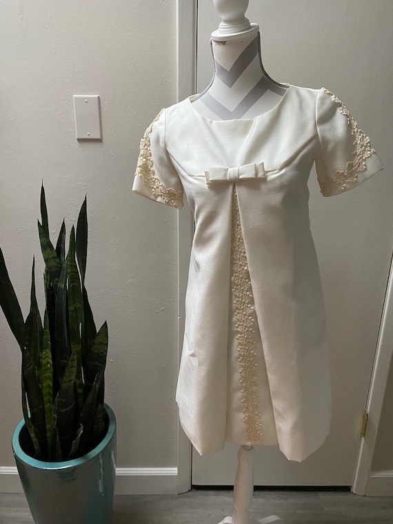 Vintage 1960’s Cream Emma Domb Dress - image 1