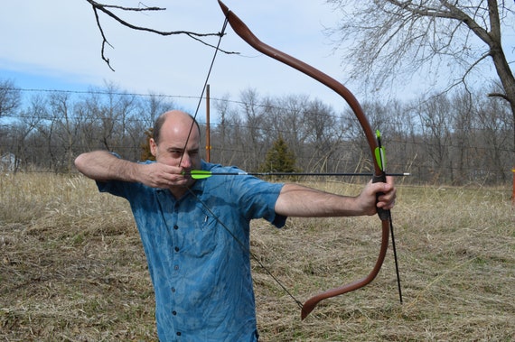 a real bow and arrow