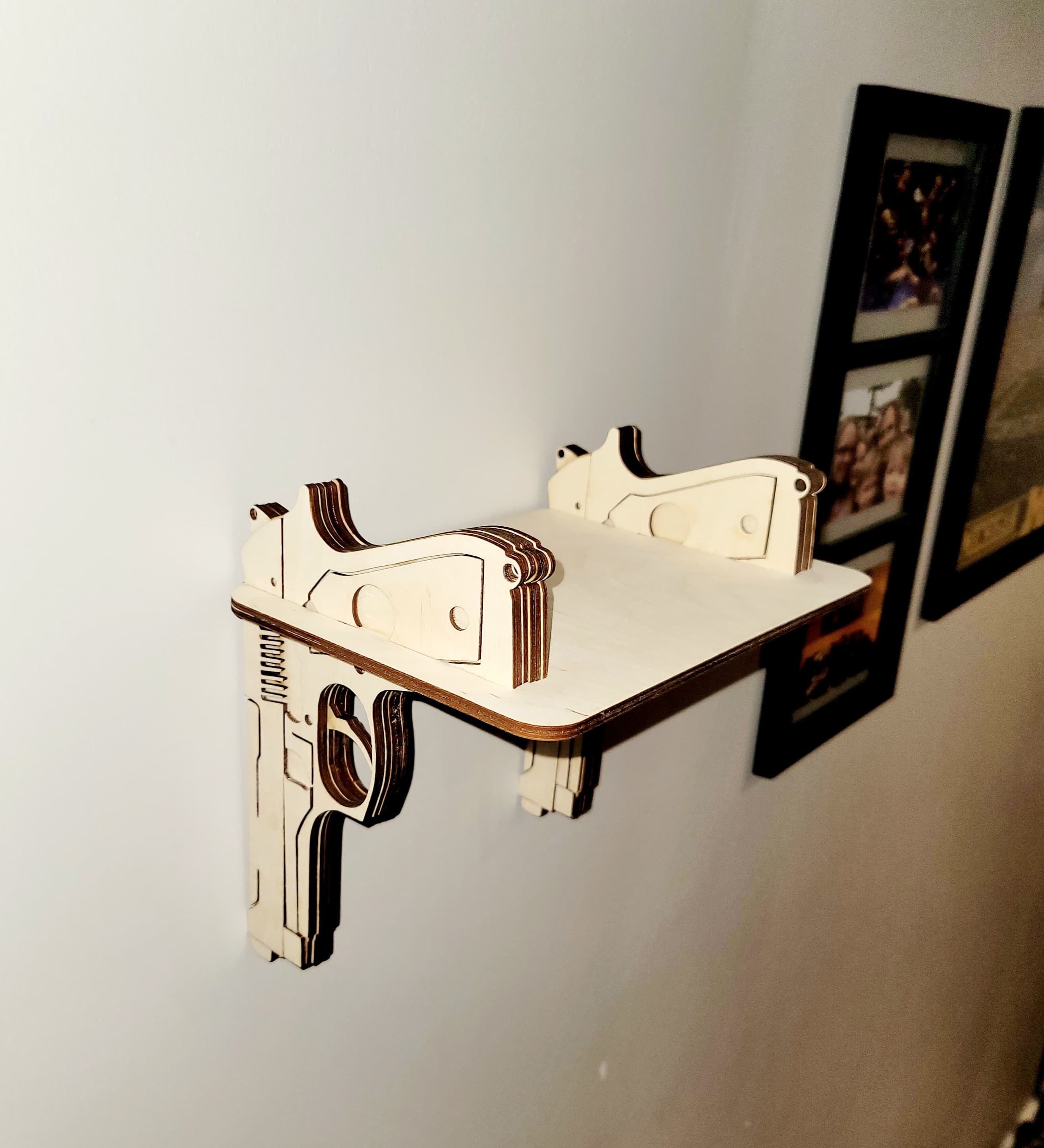 GUN SHELF LASER Cut, Svg, Pdf, Eps, Dxf, Instant Download - Etsy