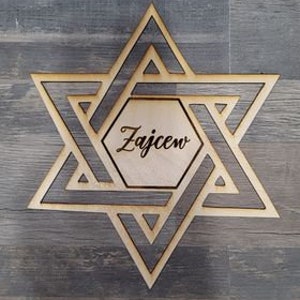 svg cut laser file star of david