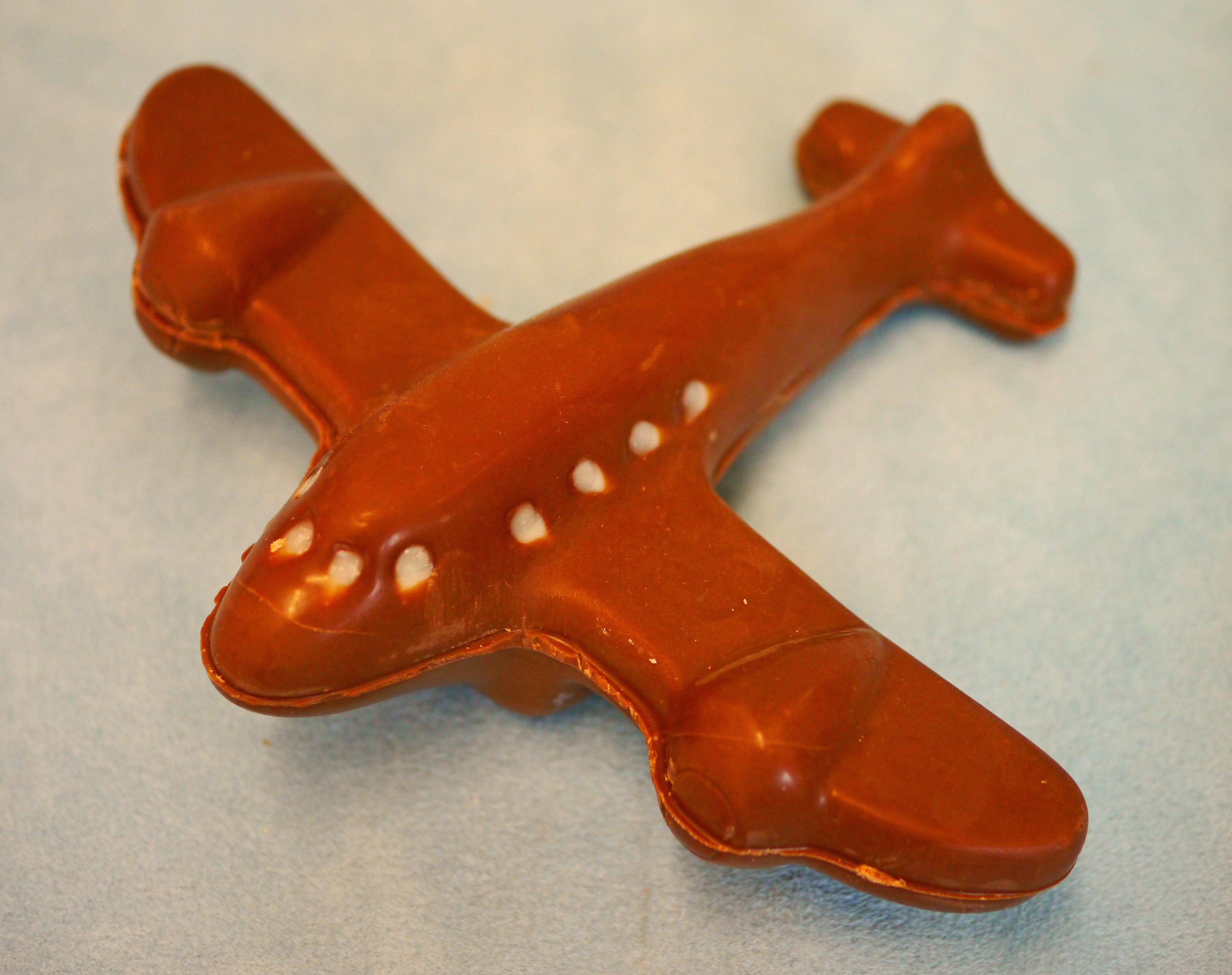 Aviones de chocolate belga hechos a mano