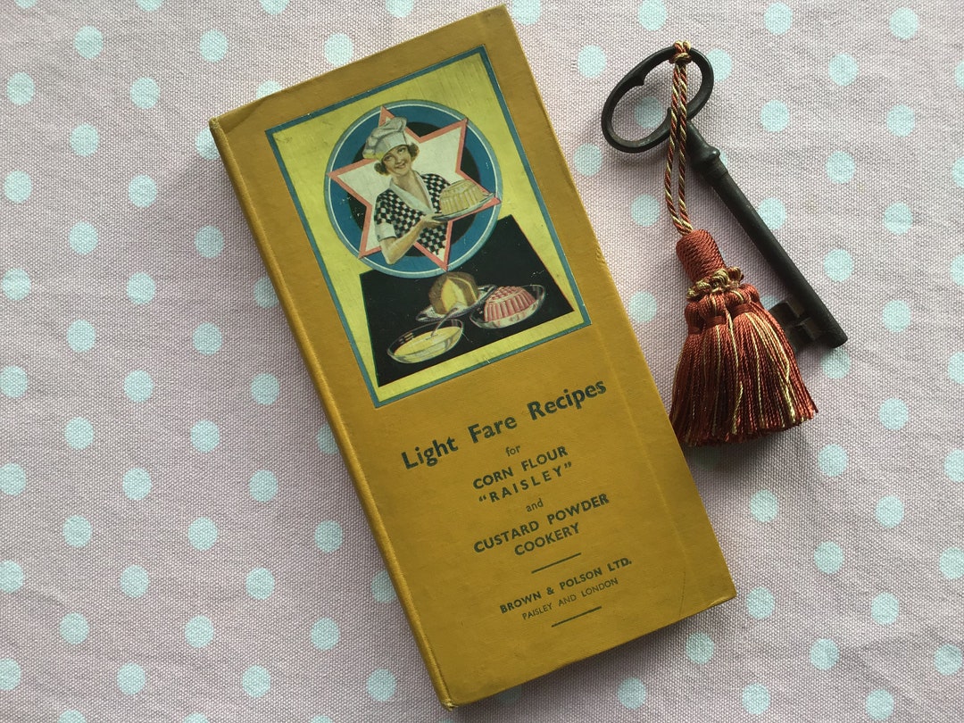 C1920/30 Light Fare Recipes for Cornflour raisley and Etsy