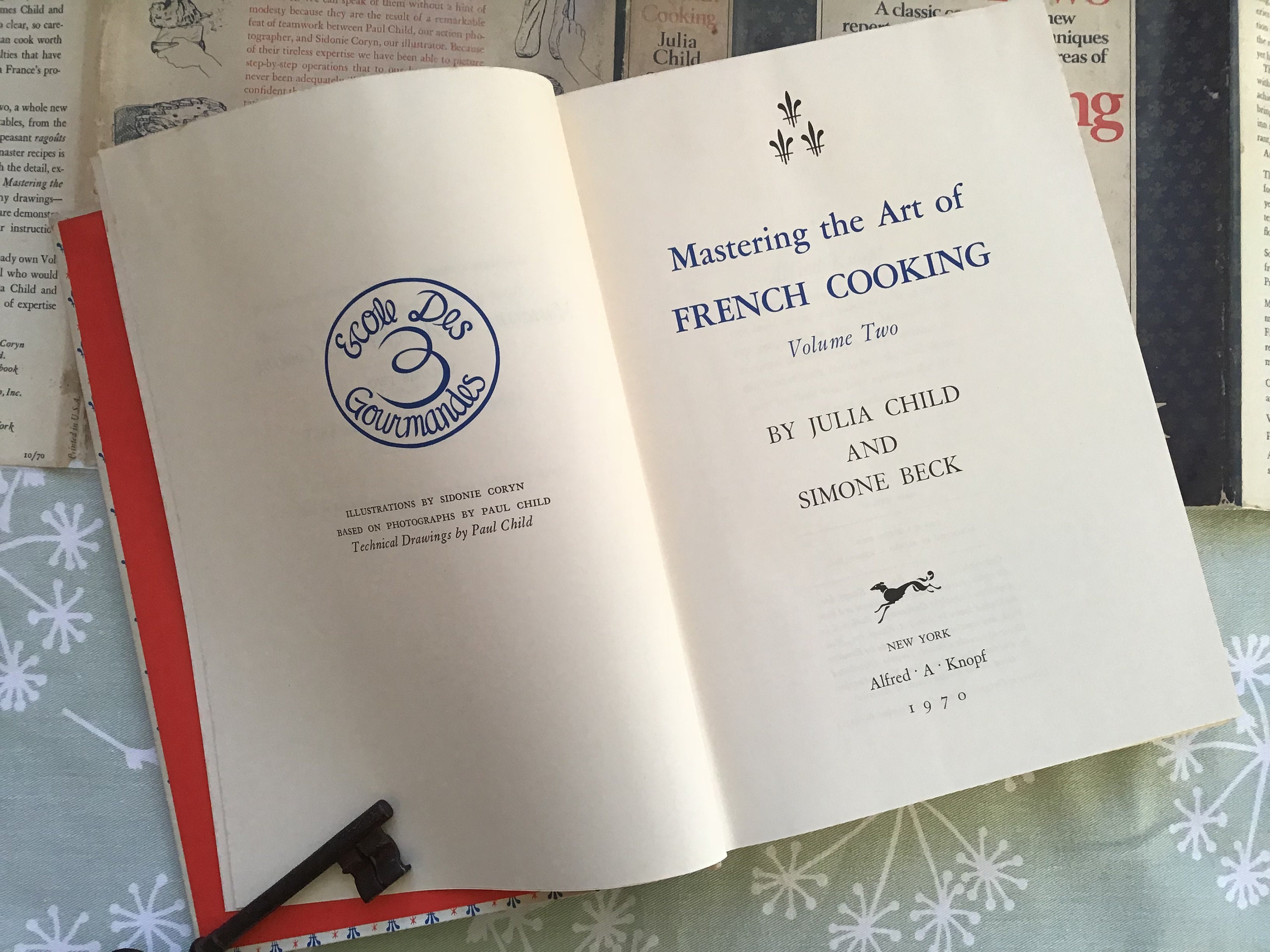 1970 Mastering the Art of French Cooking Volume Two Julia Child and
