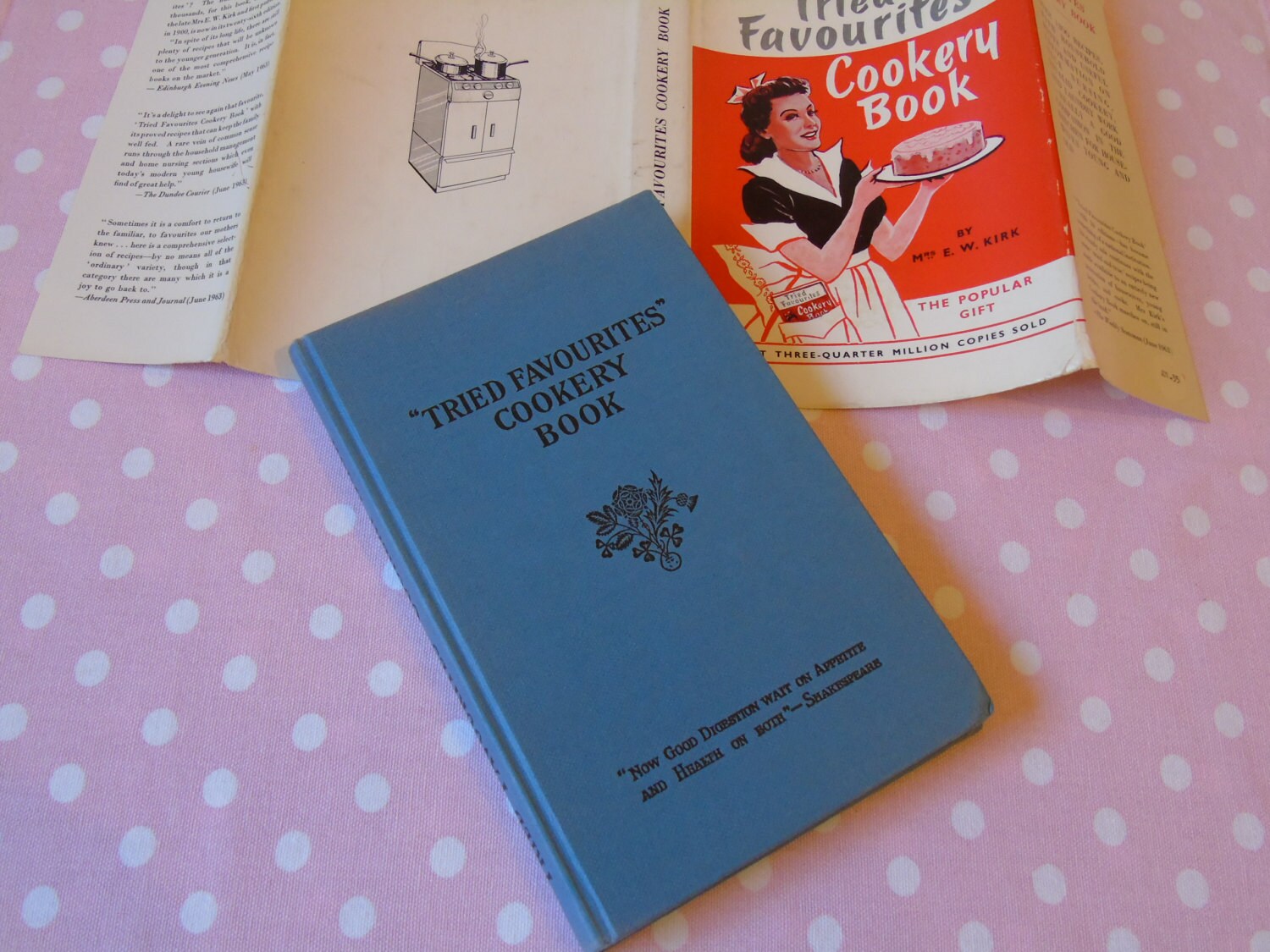 1948-tried-favourites-cookery-book-mrs-e-w-kirk-original-dj-etsy-uk
