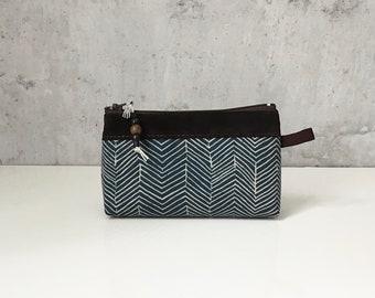 Smal Cosmetic Bag Herringbone